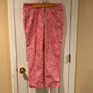 Charter Club paisley dress pants size 10